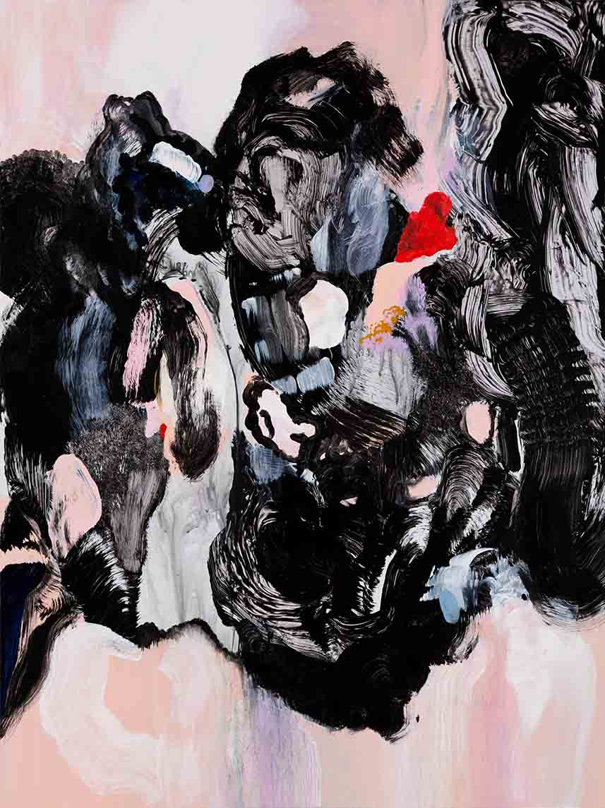 Hatem Imam, <i>Glove Compartment</i>, 2025. Acrylic on aluminum dibond, 31 1/2 x 23 5/8 in (80 x 60 cm)